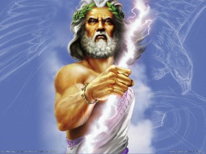 Zeus padre de los dioses griegos y para muchos "el único dios"